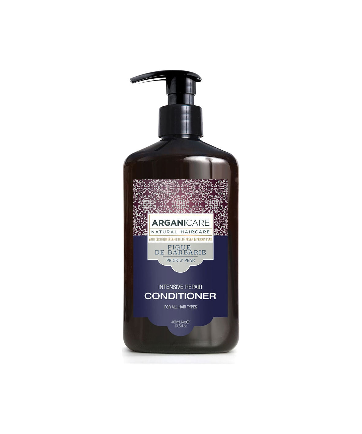 Balsam reparator intensiv cu ulei de fruct de cactus pentru toate tipurile de par, Arganicare, 400 ml - imagine 2