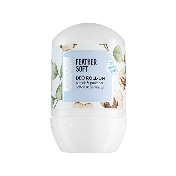 Deodorant natural cu ulei de bumbac si panthenol, Feather Soft, Biobaza, 50 ml - imagine 2