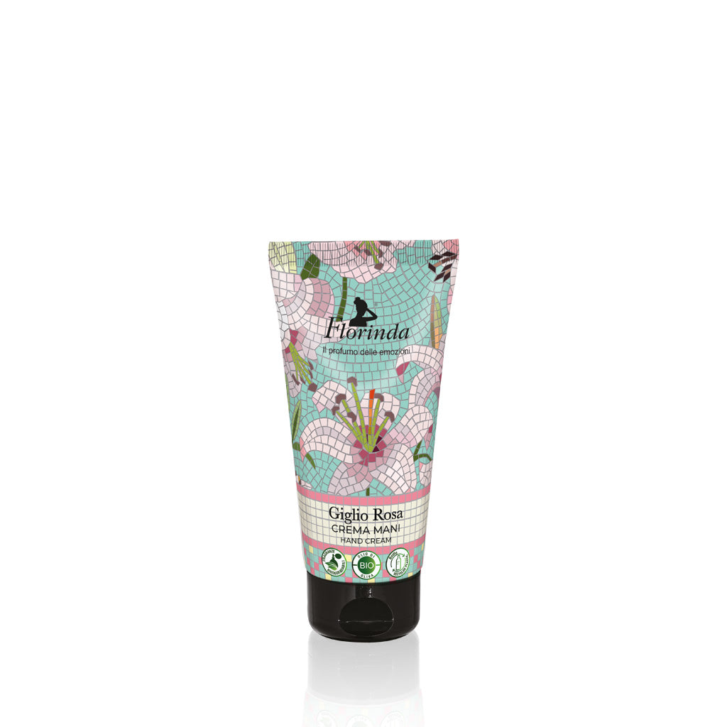 Crema de maini vegetala Florinda cu parfum de Crin Roz, La Dispensa, 75 ml - imagine 2