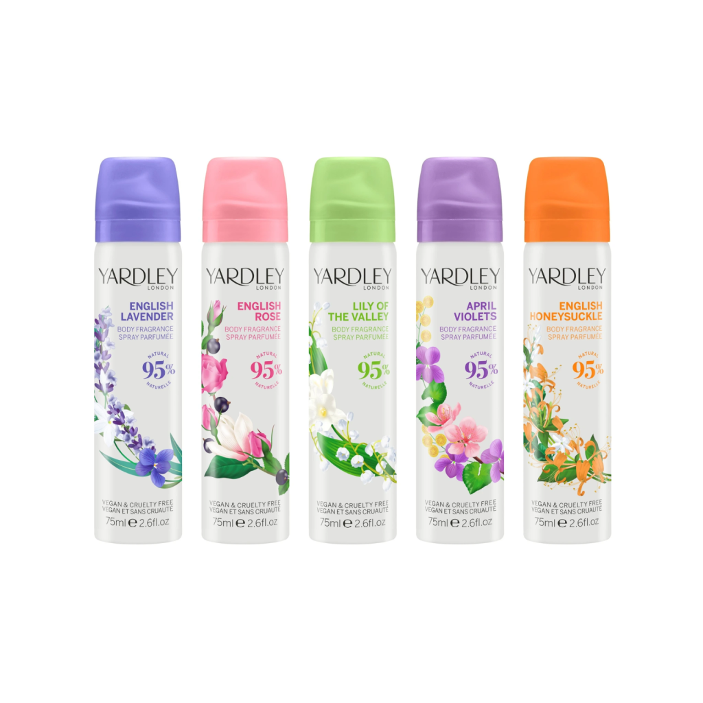 Spray de corp cu parfum de lacramioare, Lilly of the Valley, Yardley, 75 ml - imagine 2