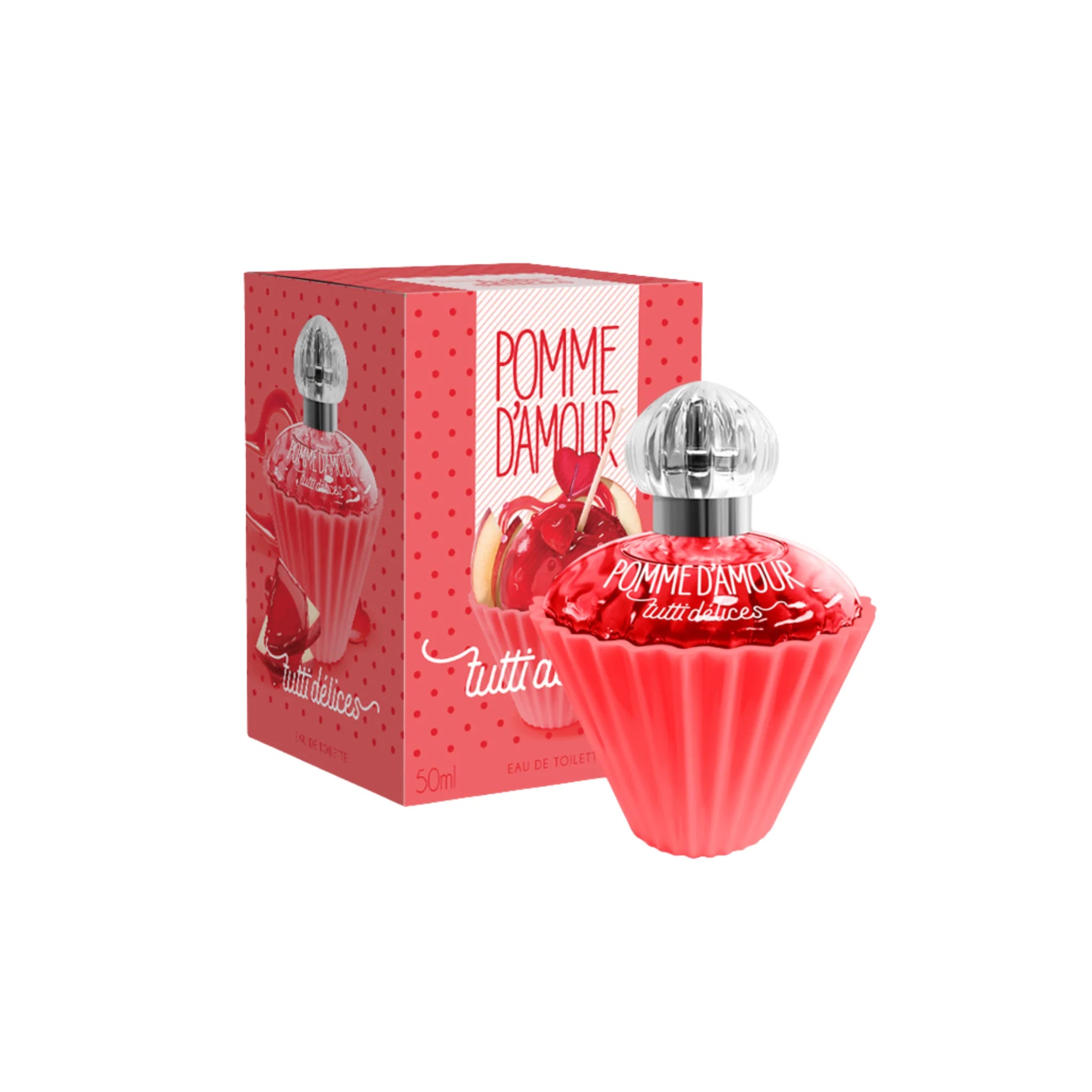 Apa de toaleta pentru dama Pomme D'Amour Tutti Delices, Corania, 50 ml - imagine 2