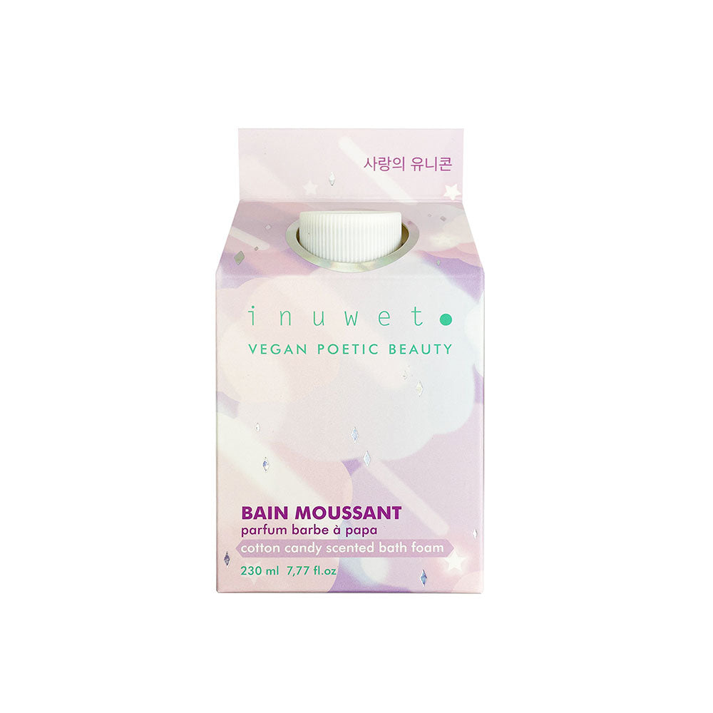 Spuma de baie cu parfum de vata de zahar, Inuwet, 230 ml - imagine 2