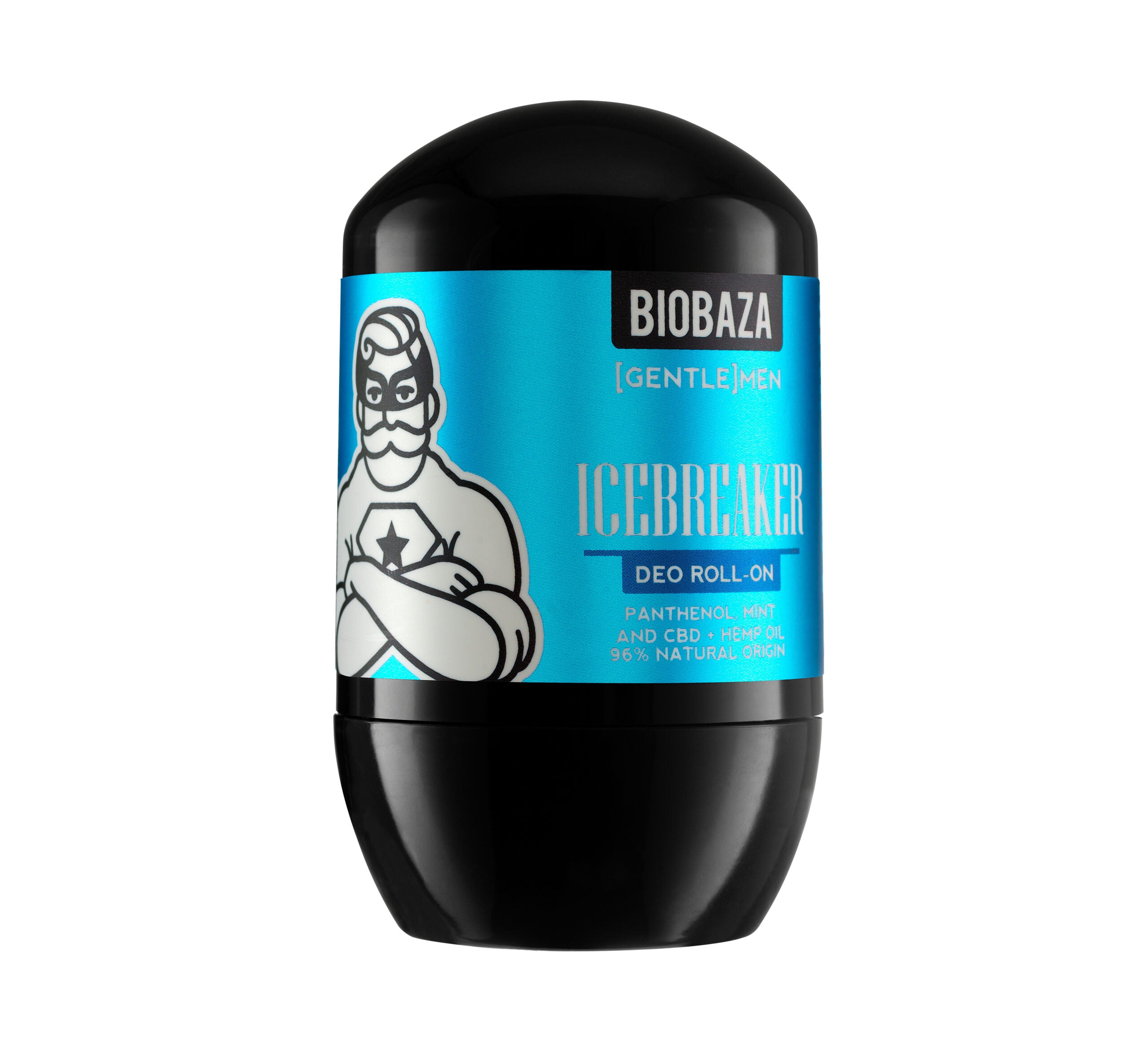 Deodorant natural roll-on fara aluminiu pentru barbati, cu ulei de pin si menta, ICEBREAKER, Biobaza, 50 ml - imagine 2