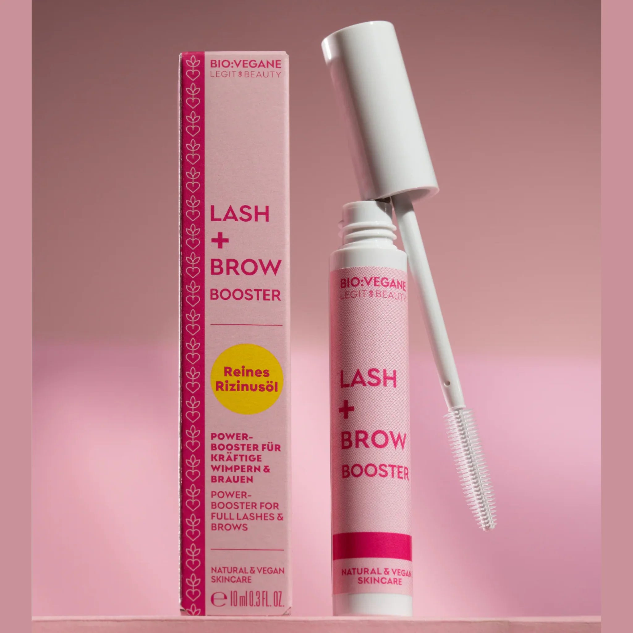 Ulei de ricin 100% pur pentru gene si sprancene, Lash & Brow Booster, 10 ml - imagine 2