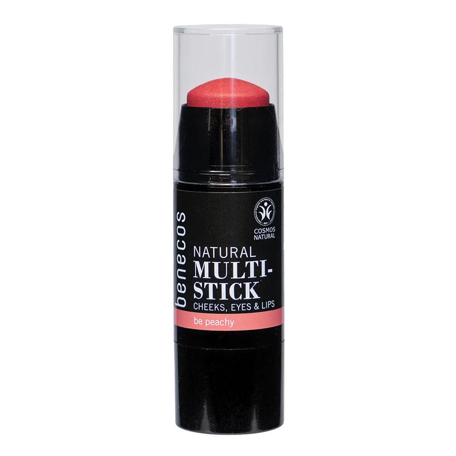 Fard, Ruj si Blush Multi-Stick Natural 3in1, BE PEACHY - Benecos