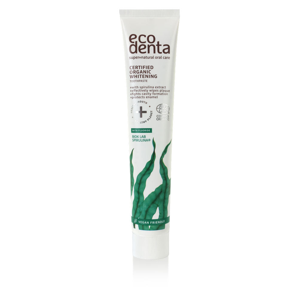 Pasta de Dinti Organica pentru Albire cu Spirulina, Ecodenta, 75 ml - imagine 2