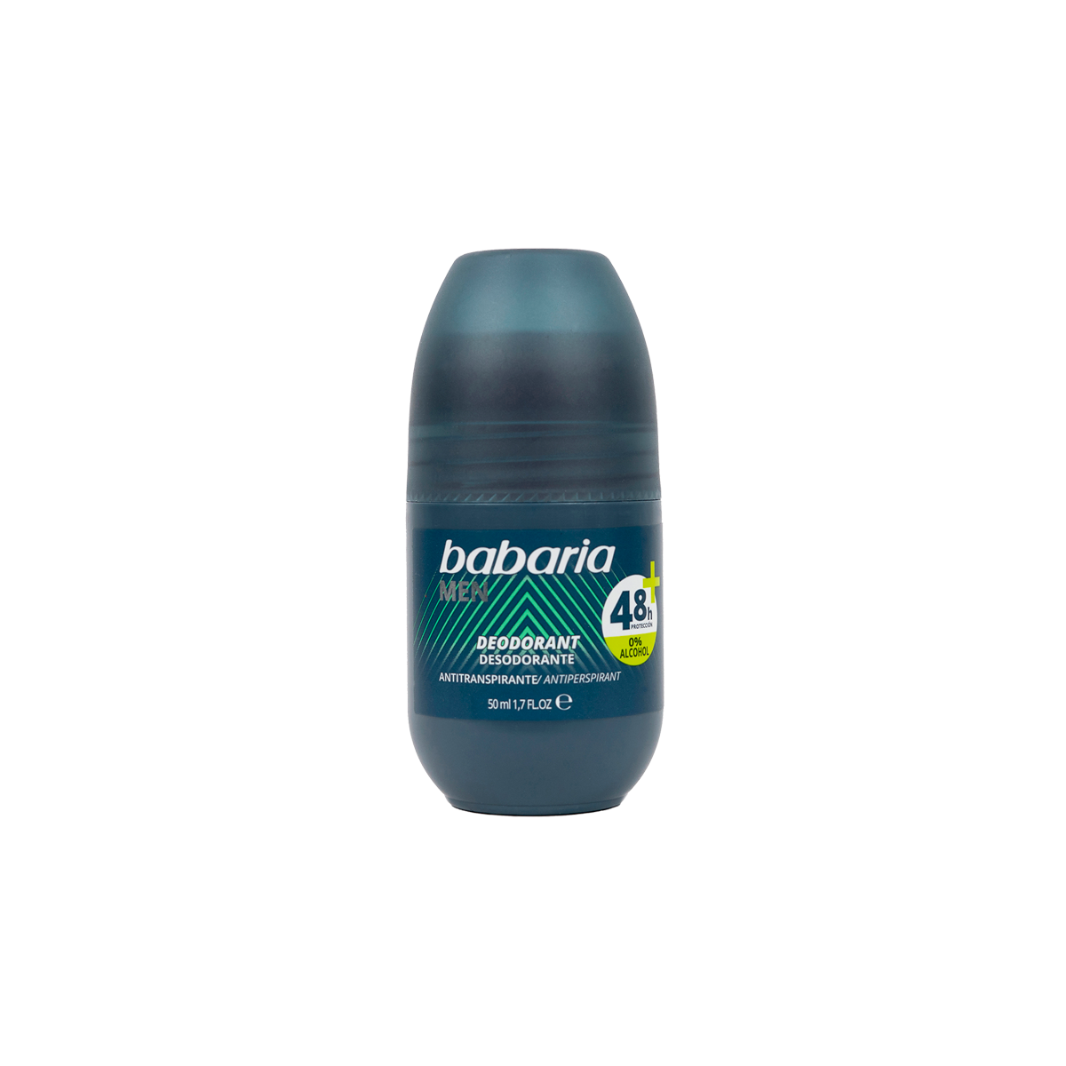 Deodorant roll-on fara alcool pentru barbati, protectie 48h+, Babaria Men, 50 ml