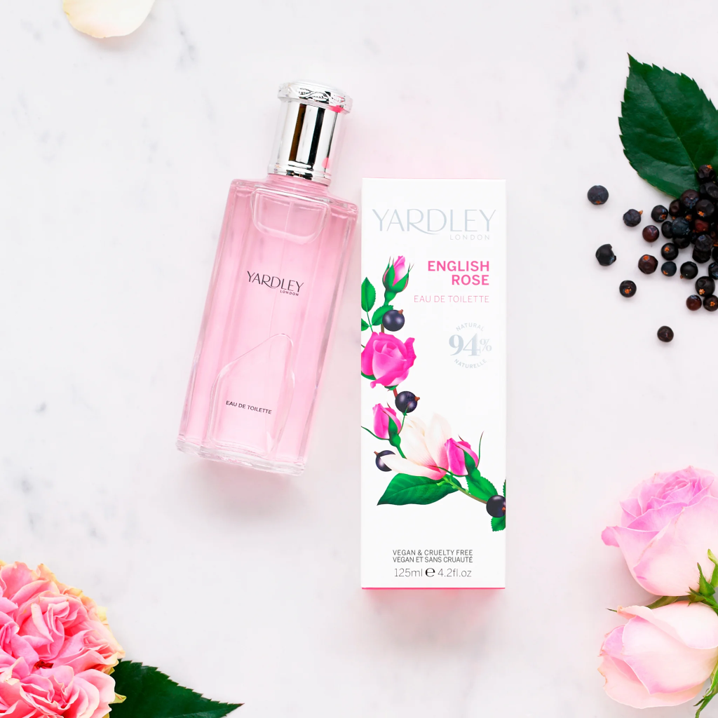 Apa de toaleta cu note de trandafir englezesc, English Rose, Yardley, 125 ml - imagine 2