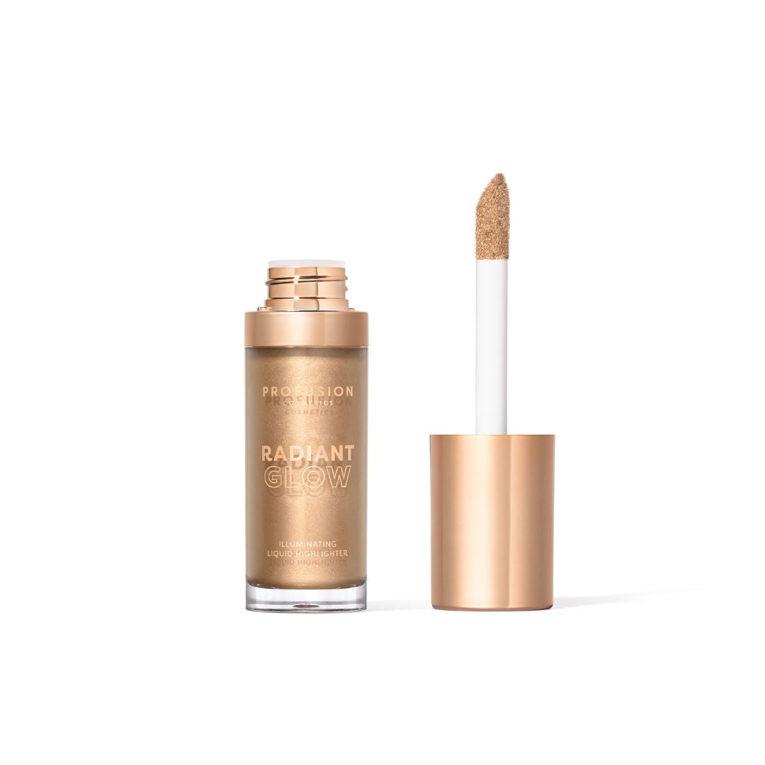 Highlighter lichid Radiant Glow, nuanta Champagne, Profusion Cosmetics, 14.5 ml - imagine 2