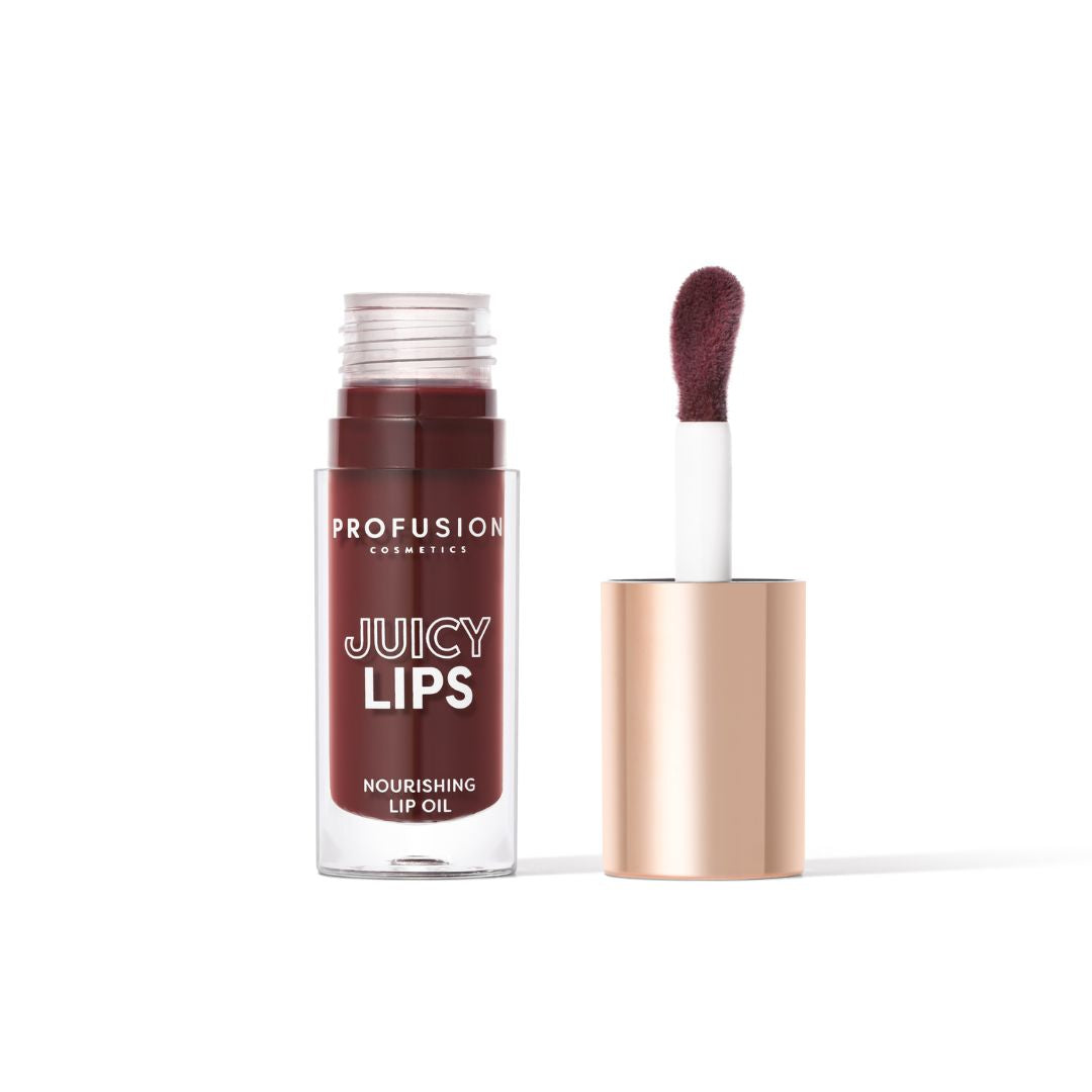 Ulei de buze hranitor si colorat Juicy Lips Tint, nuanta Black Cherry, Profusion Cosmetics, 5.2 ml - imagine 2