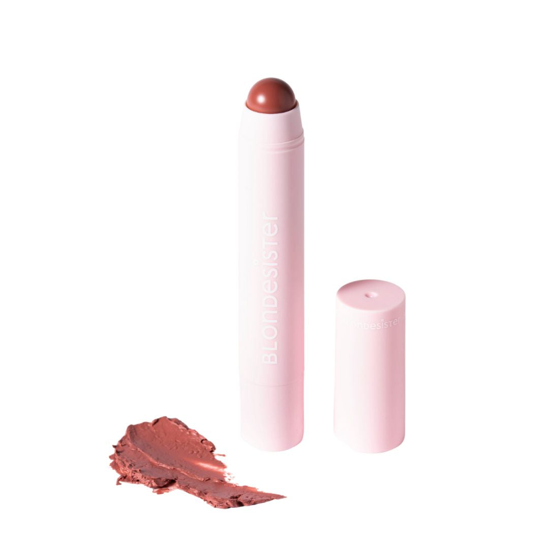 Ruj & Blush 2 in 1 It's up to you - ROSEY BEIGE 02, Blondesister, 3,5 gr - imagine 2
