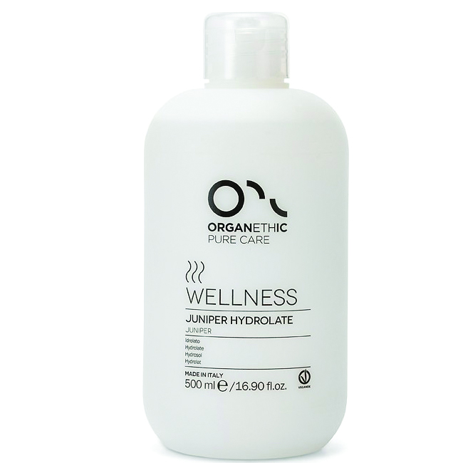 Organethic Wellness Juniper Hydrolate, Par gras/Lipsit De Volum-Piele grasa/Impura, Tratament Piele si Corp, 500ml