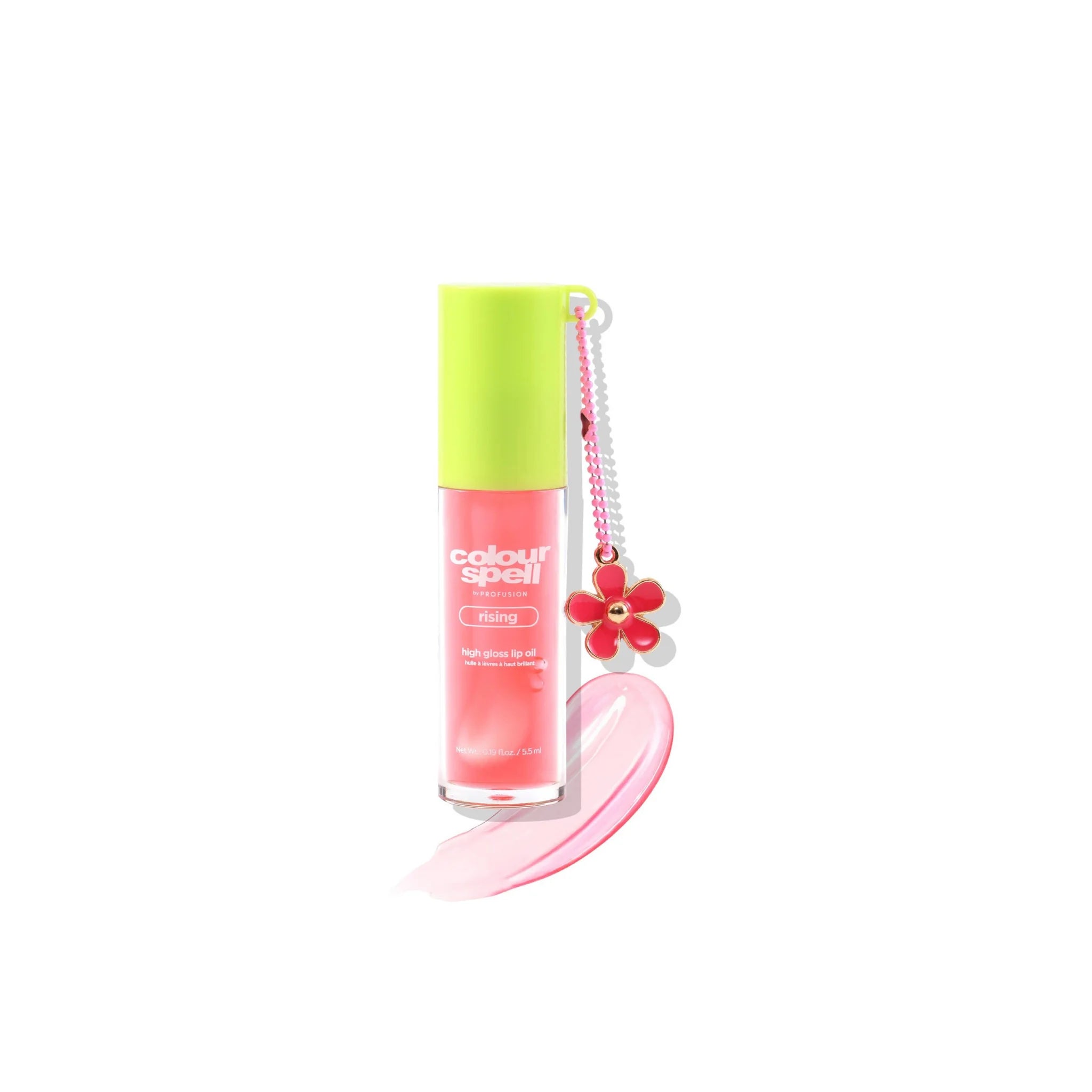 Ulei pentru buze cu efect de luciu intens, High Gloss Lip Oil, nuanta Rising, Colour Spell by Profusion, 5.5 ml
