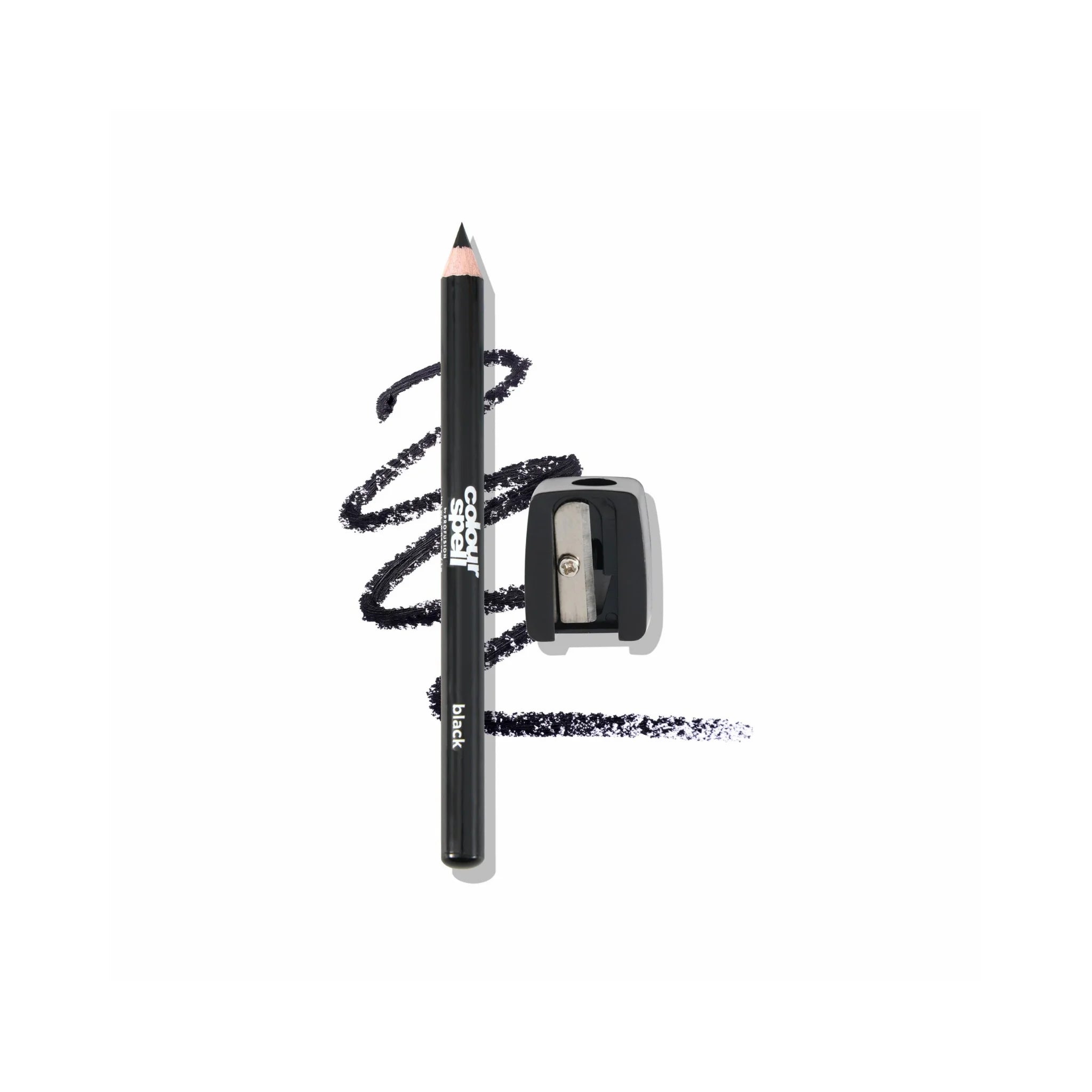 Creion contur pentru ochi, Khol Liner Pencil, nuanta Black, Colour Spell by Profusion, 1 g - imagine 2