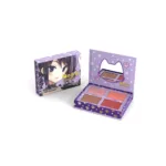 Paleta 4 in 1 pentru fata - 2 x blush, 1 x iluminator, 1 x contour, Purr-fect Neko-Chan, Manga Collection, Rude Cosmetics, 4 nuante
