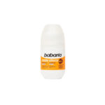 Deodorant roll-on fara alcool pentru pielea sensibila, cu dublu efect, Silky Skin, Babaria, 50 ml