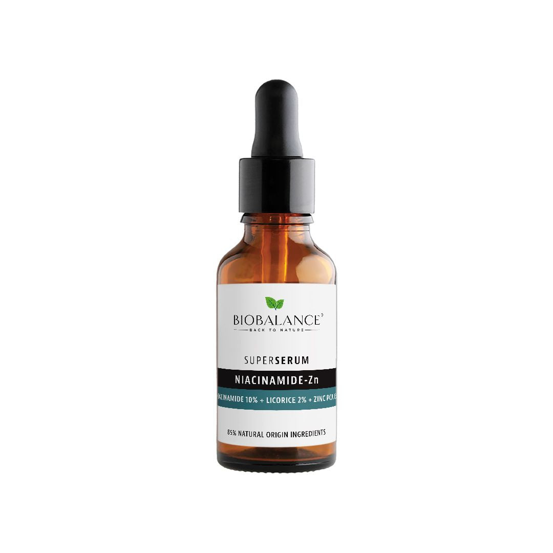 Super Serum Niacinamide-Zn impotriva petelor pigmentare, antirid si pentru controlul sebumului, Bio Balance, 30 ml - imagine 2