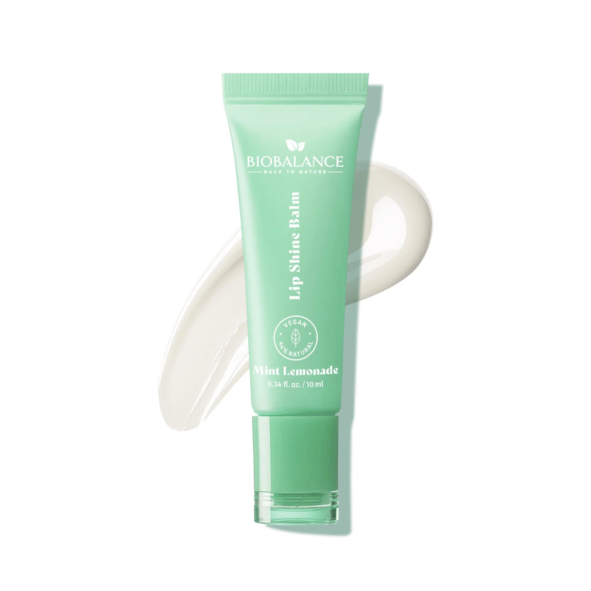 Balsam de buze cu efect lucios si breloc surpriza, Mint Lemonade, BioBalance, 10 ml - imagine 2