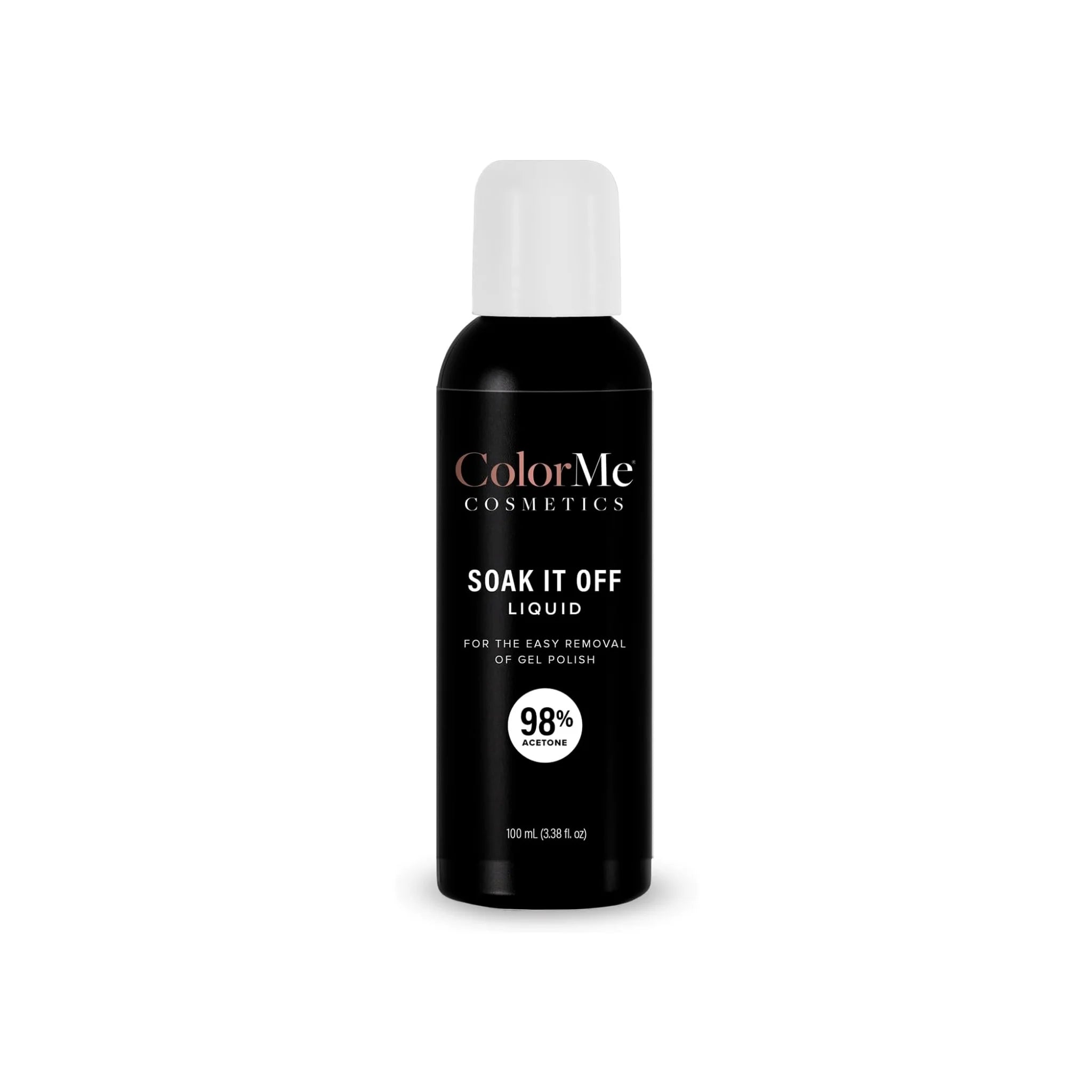 Lichid pentru indepartarea usoara a ojei semipermanente, Soak It Off, ColorMe Cosmetics, 100 ml