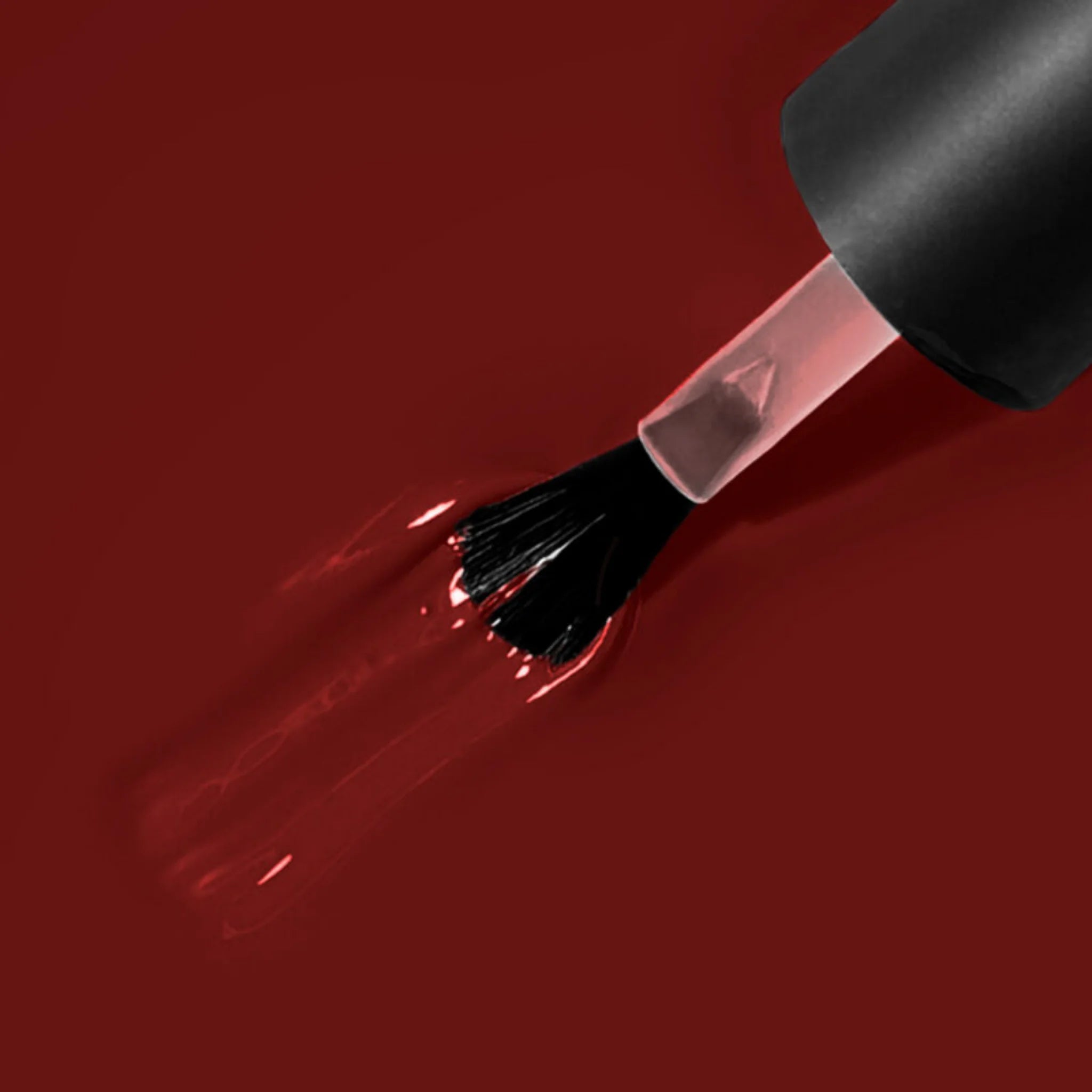 Oja semipermanenta vegana & fara HEMA, nuanta Crimson Nights, ColorMe Cosmetics, 10 ml - imagine 2