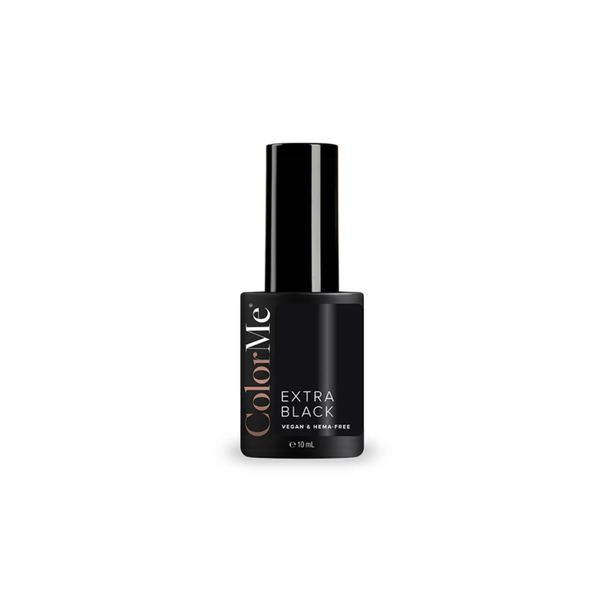 Oja semipermanenta vegana & fara HEMA, nuanta Extra Black, ColorMe Cosmetics, 10 ml