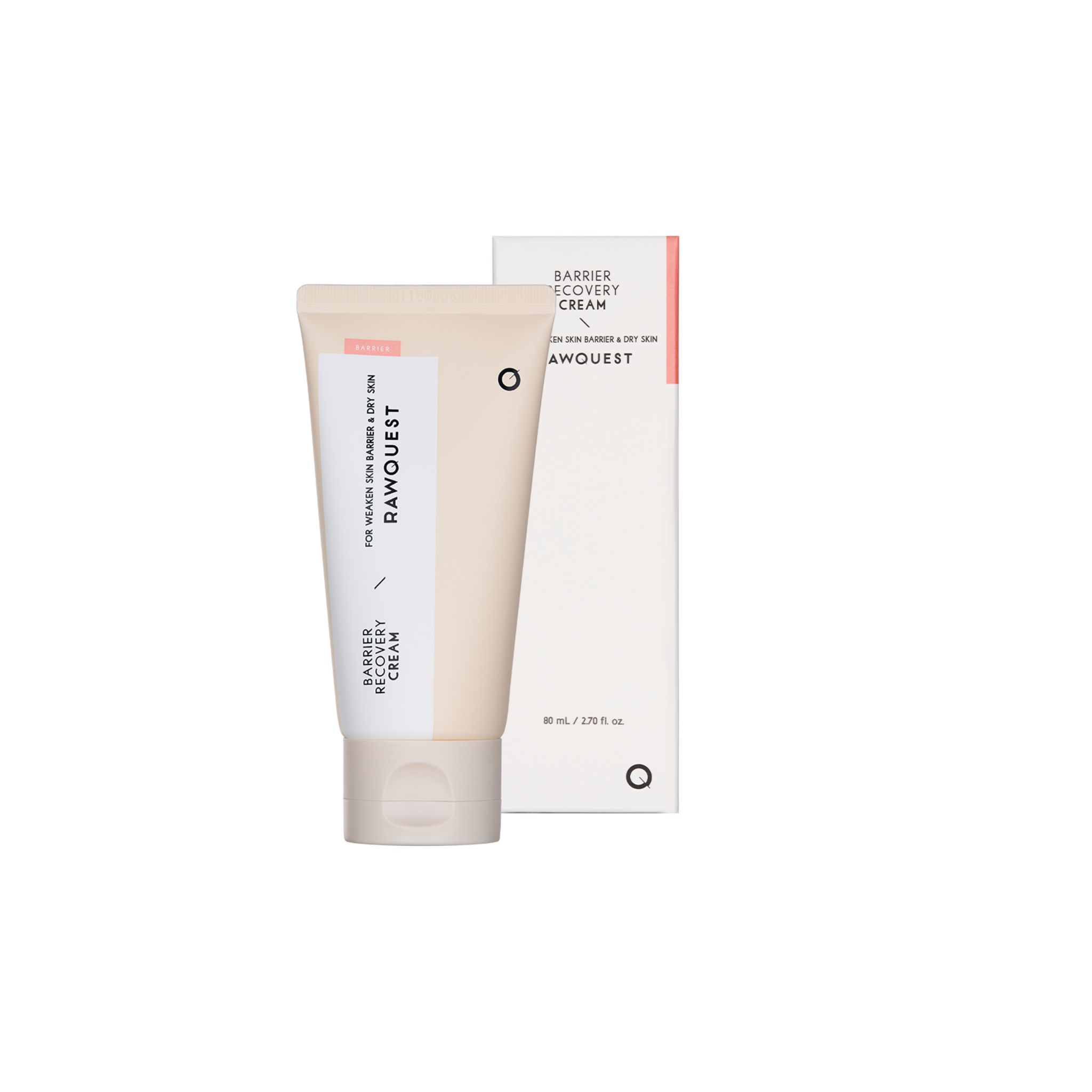 Crema reparatoare cu echinacea pentru pielea sensibila, Barrier Recovery, Rawquest, 80 ml