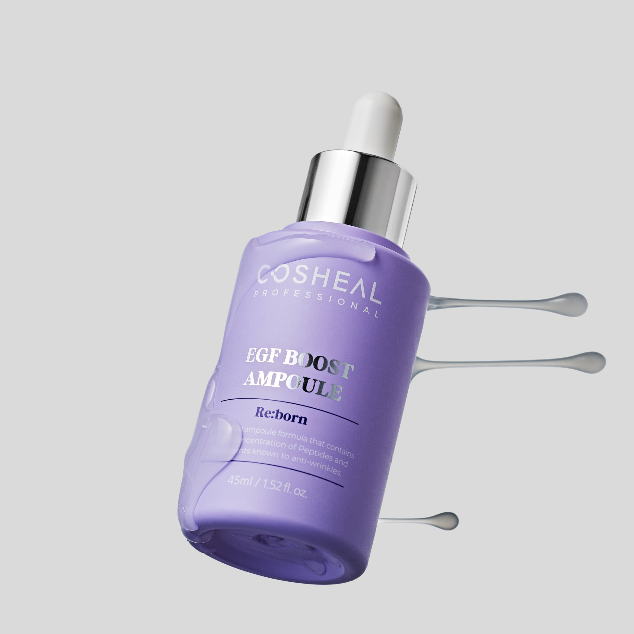 Ser antirid cu Oligo-peptide & 16 tipuri de aminoacizi, EGF Boost Ampoule, Re:born, Cosheal Professional, 45 ml - imagine 2