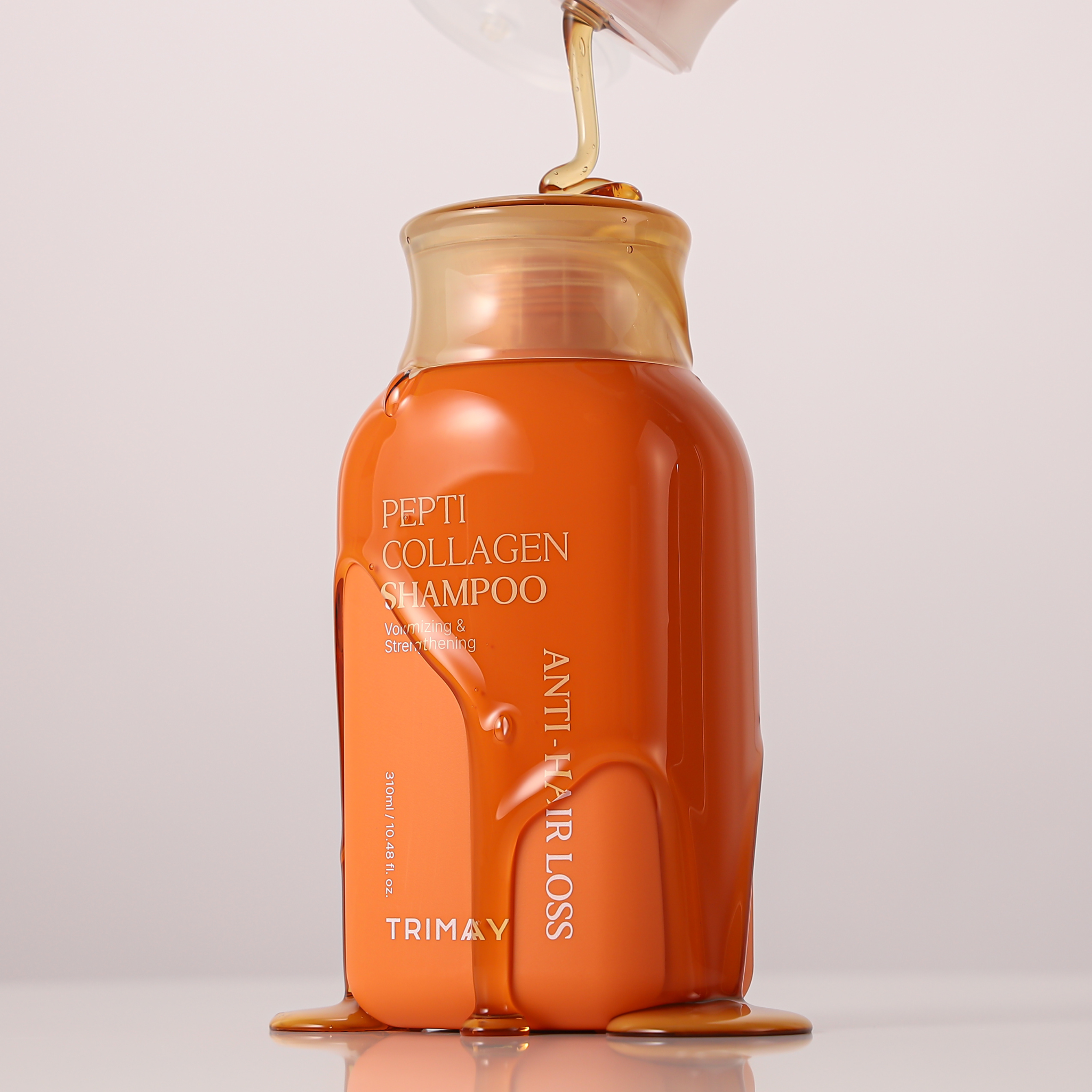 Sampon impotriva caderii parului, fortifiant si volumizant, cu Pepti Collagen, Trimay, 310 ml - imagine 2
