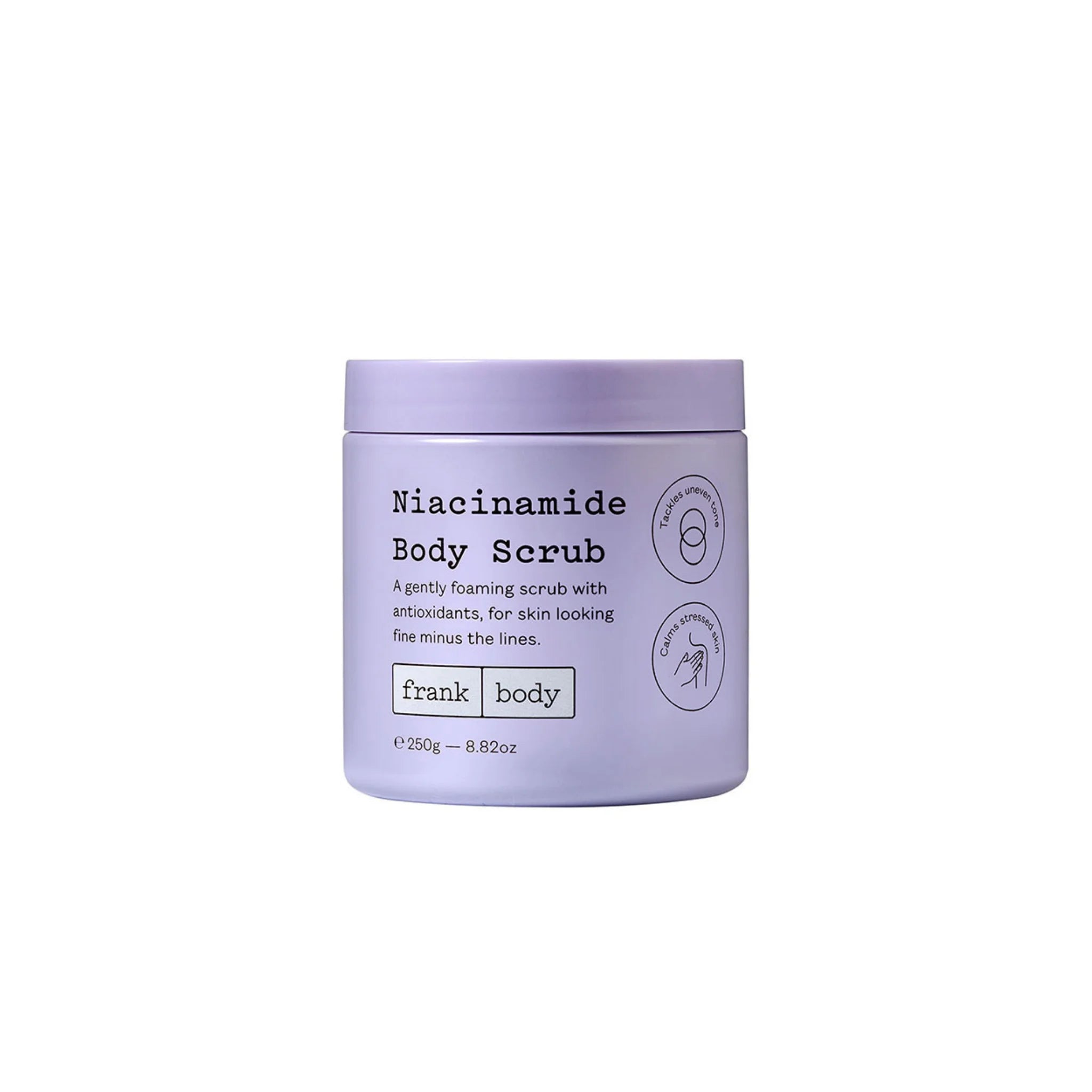 Exfoliant pentru corp cu niacinamida, impotriva imperfectiunilor si uscarii pielii, Frank Body, 250 g