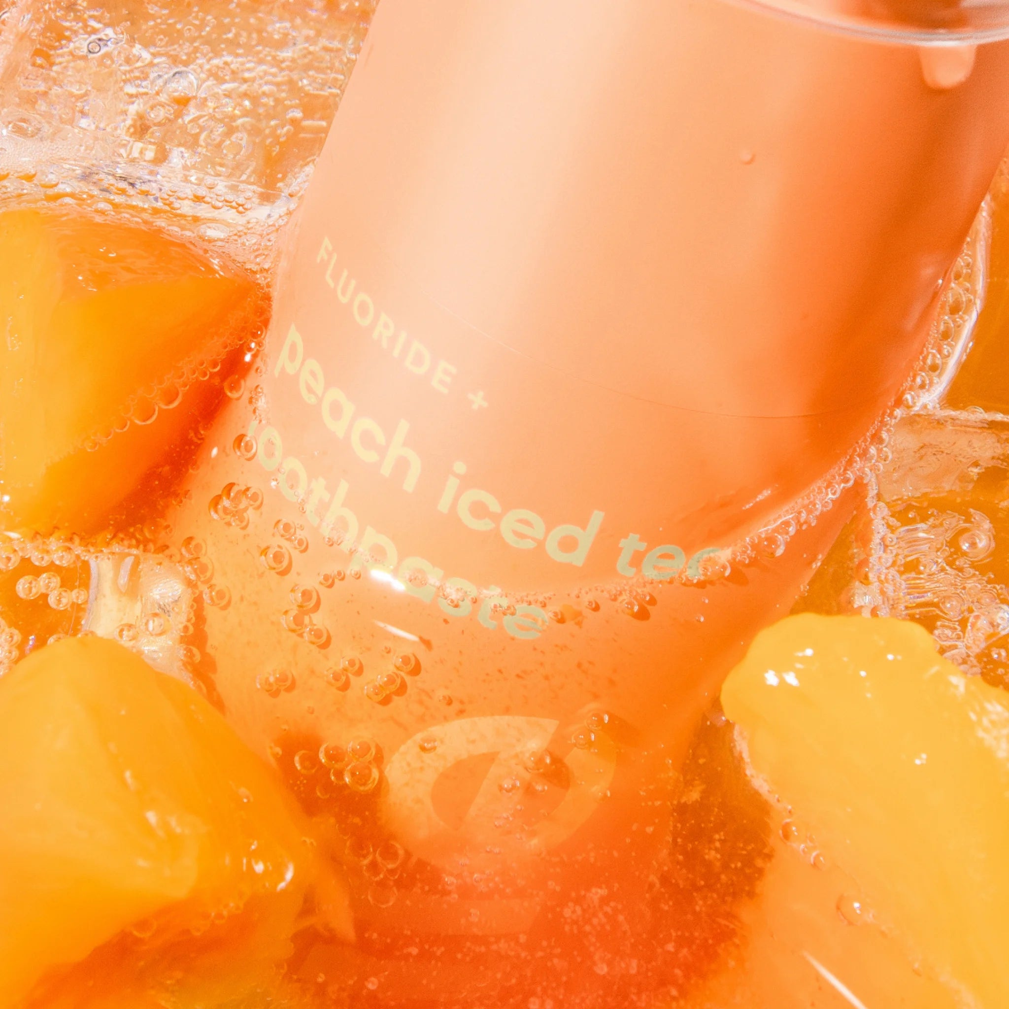 Pasta de dinti cu fluor si aroma de piersica, Peach Iced Tea, Hismile, 60 g - imagine 2