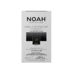 Vopsea de par permanenta, fara amoniac, cu proteina de orez si ulei de in organic, 1.0 Negru, NOAH, 140 ml