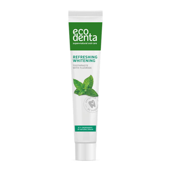 Pasta de dinti naturala pentru albire cu extract de menta, Ecodenta, 75 ml - imagine 2