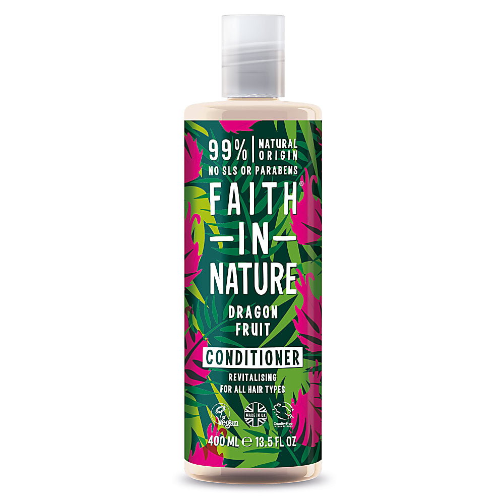 Balsam natural revitalizant cu fructul dragonului, pentru toate tipurile de par, Faith in Nature, 400 ml