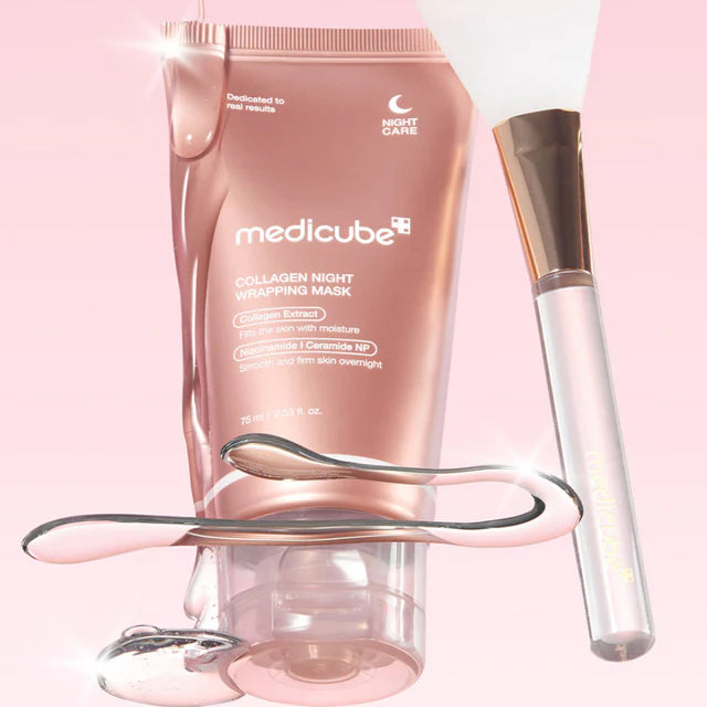 Masca exfolianta cu colagen pentru noapte, Medicube, 75 ml - imagine 2