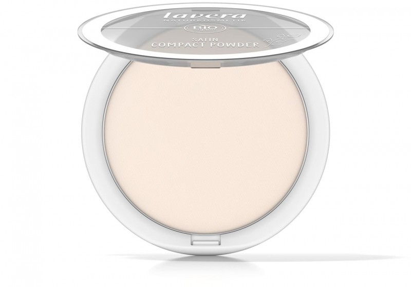Pudra compacta bio Satin Powder, Light 01 - LAVERA
