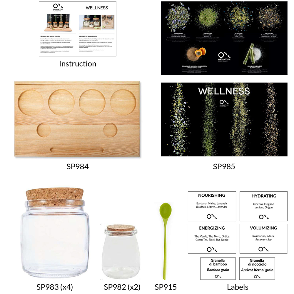 Kit Organethic Wellness Herbs And Scrub