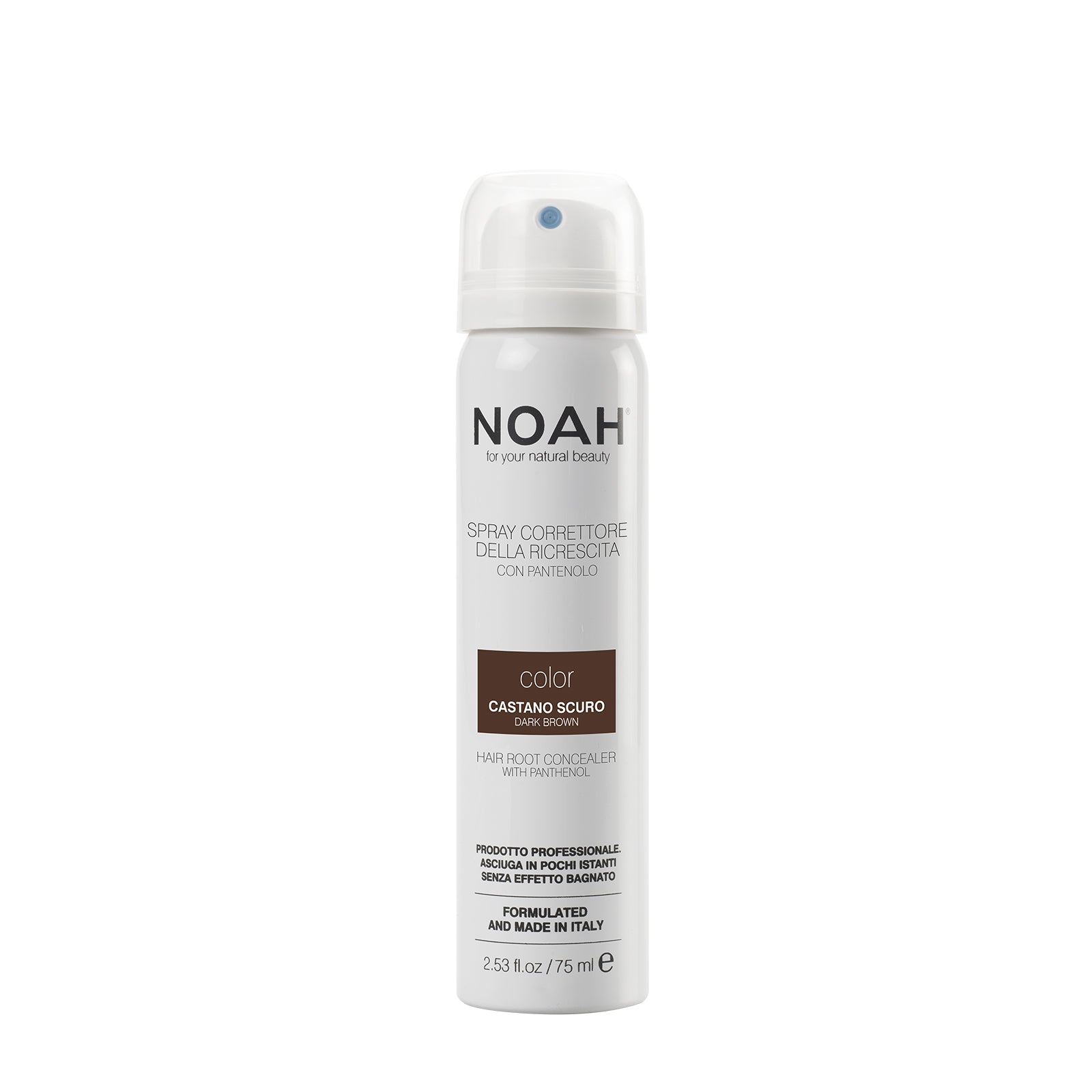 Spray corector cu vitamina B5 pentru acoperirea radacinii parului - CASTANIU INCHIS, Noah, 75 ml - imagine 2