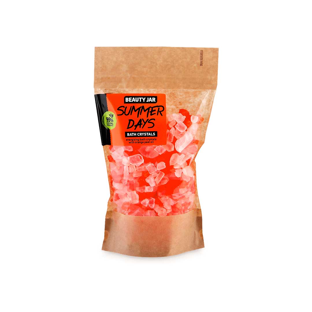 Cristale energizante pentru baie cu ulei de protocale, Summer Days, Beauty Jar, 600g - imagine 2