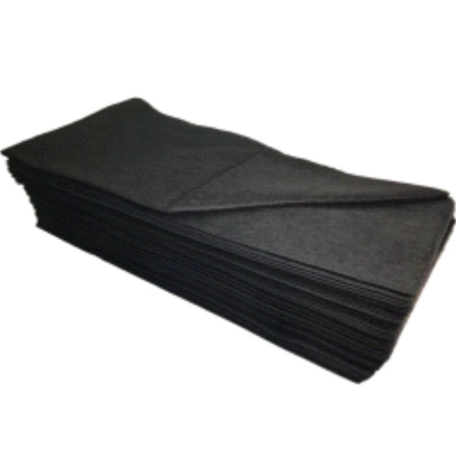 Prosop Spunlace Negru 35x70 cm, set 50 bucati (standard)