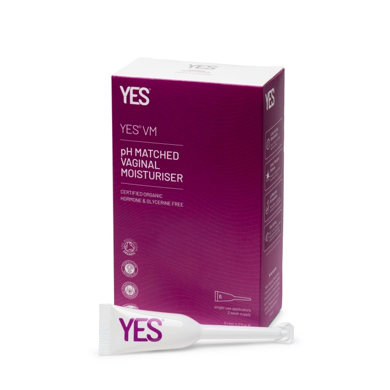 Gel vaginal hidratant organic, cu aplicator, fara hormoni si glicerina, perfect pentru menopauza, 6x5ml - YES - imagine 2