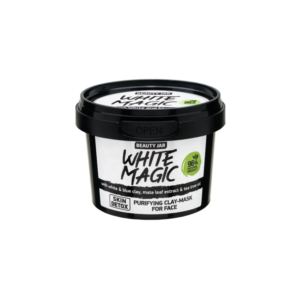 Masca faciala purificatoare cu argila, White Magic, Beauty Jar, 120 ml