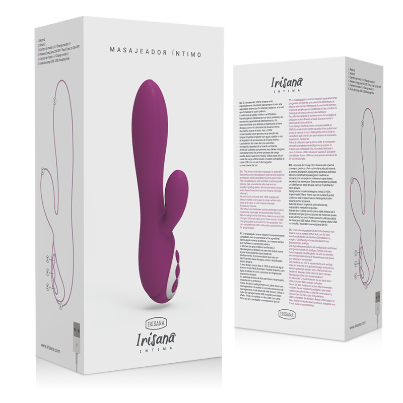 Aparat masaj intim 10 trepte vibratii - Irisana - imagine 3